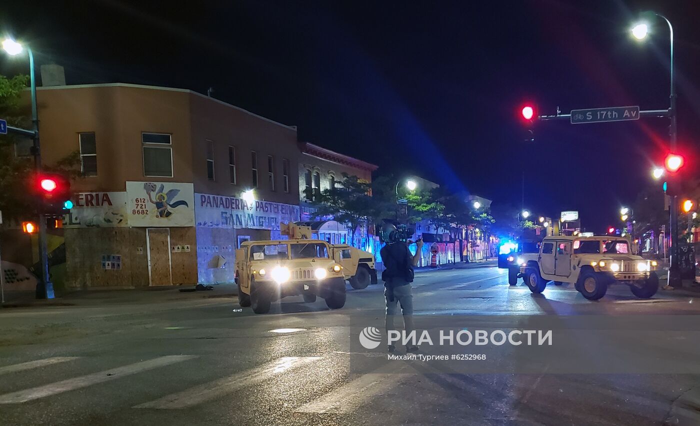 Протесты в Миннеаполисе