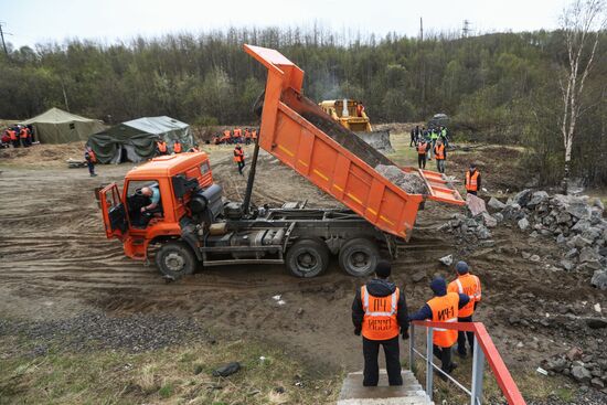 Ж/д сообщение с Мурманском прервано из-за паводка