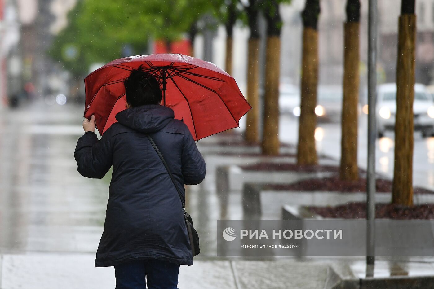 Дождь в Москве