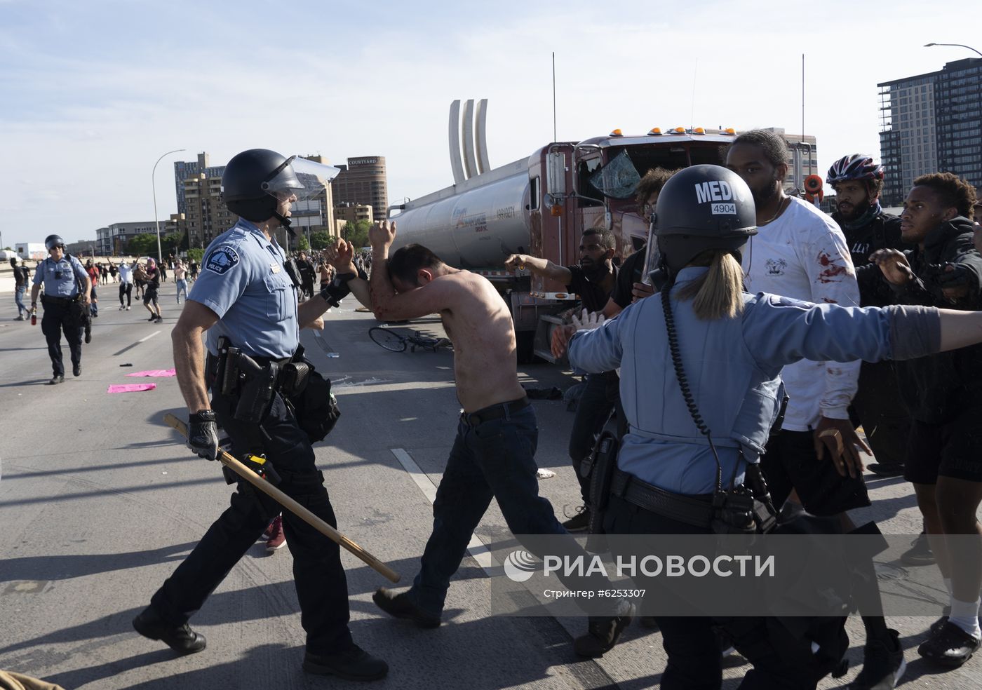 В США продолжаются протесты