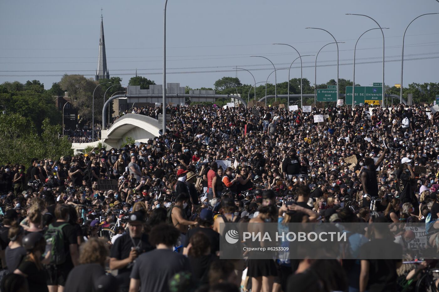 В США продолжаются протесты