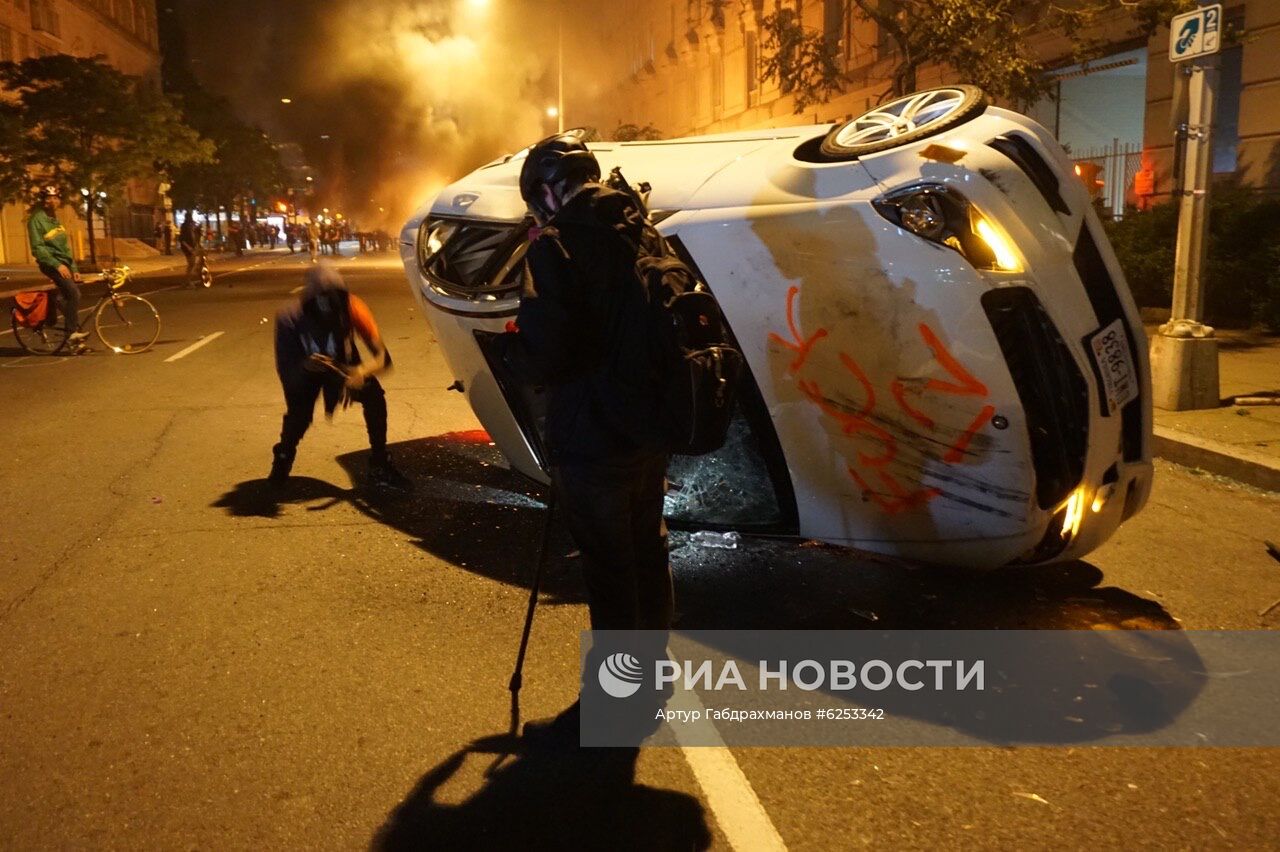В США продолжаются протесты