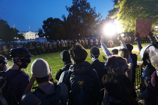 В США продолжаются протесты