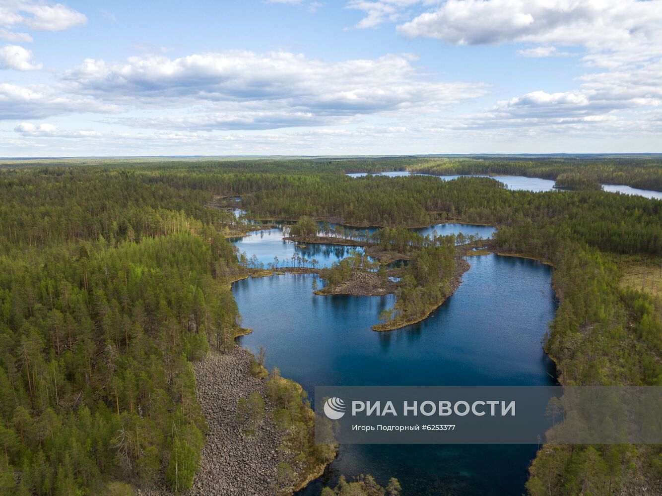 Уксинская озовая гряда в Карелии