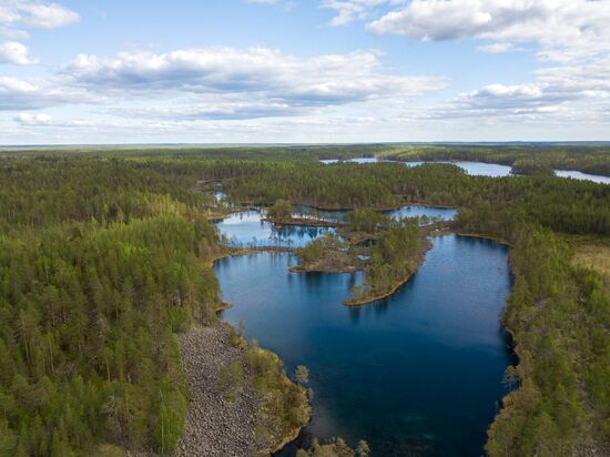 Уксинская озовая гряда в Карелии