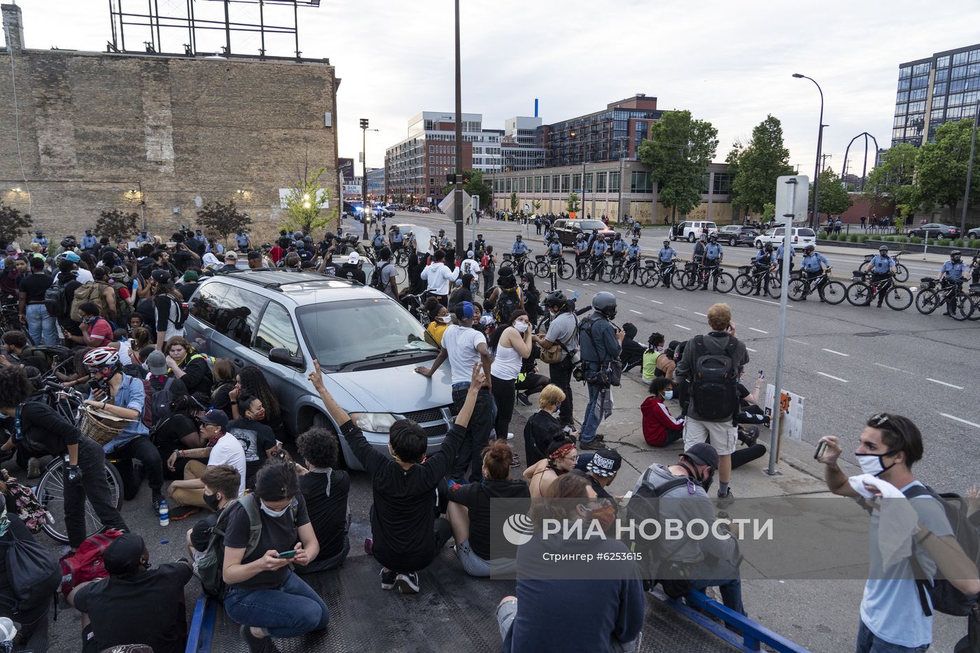 Протесты в Миннеаполисе