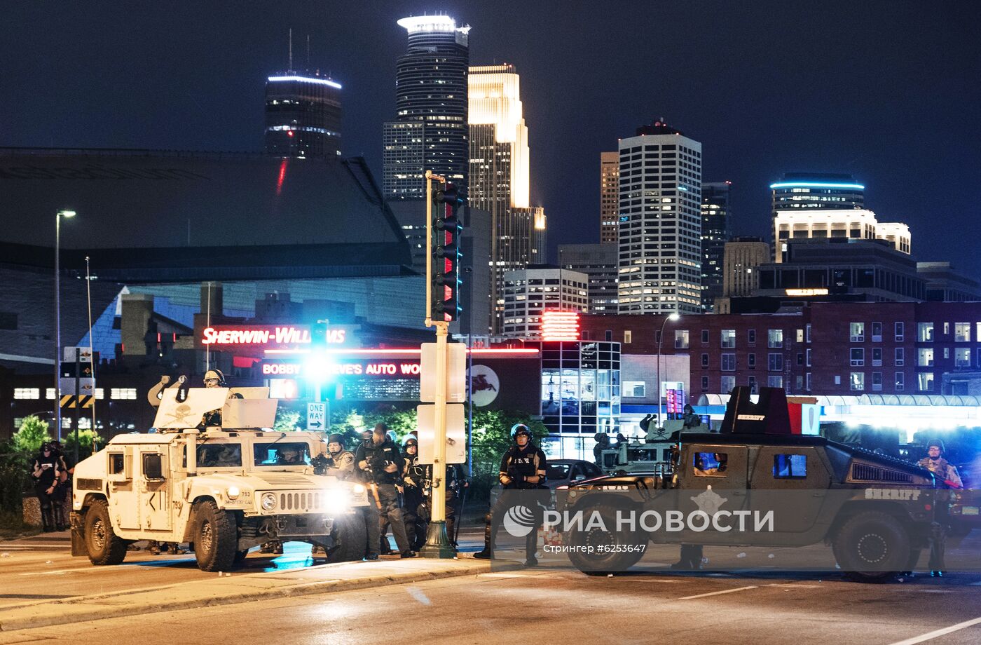 Протесты в Миннеаполисе