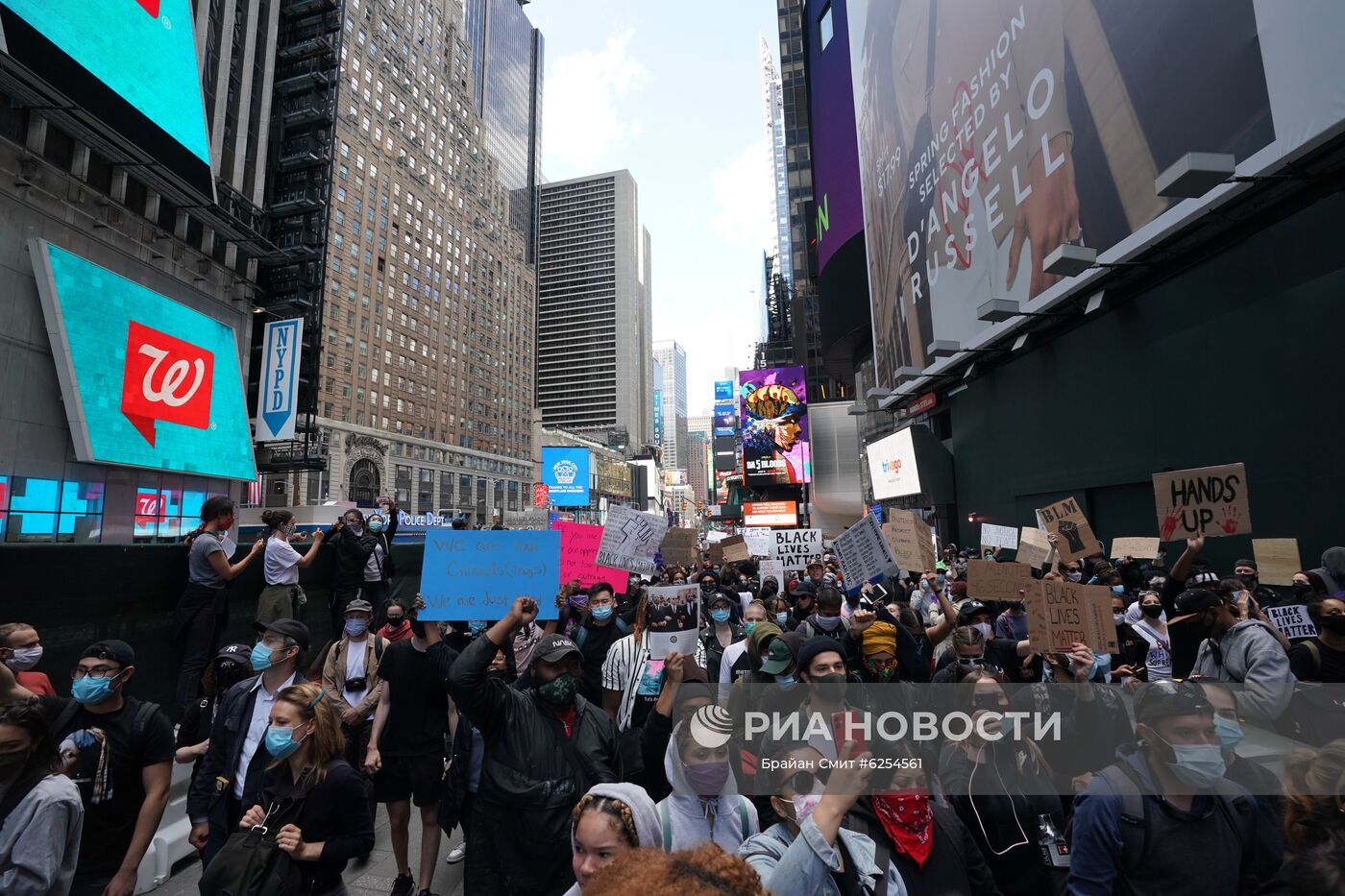 Протесты в США