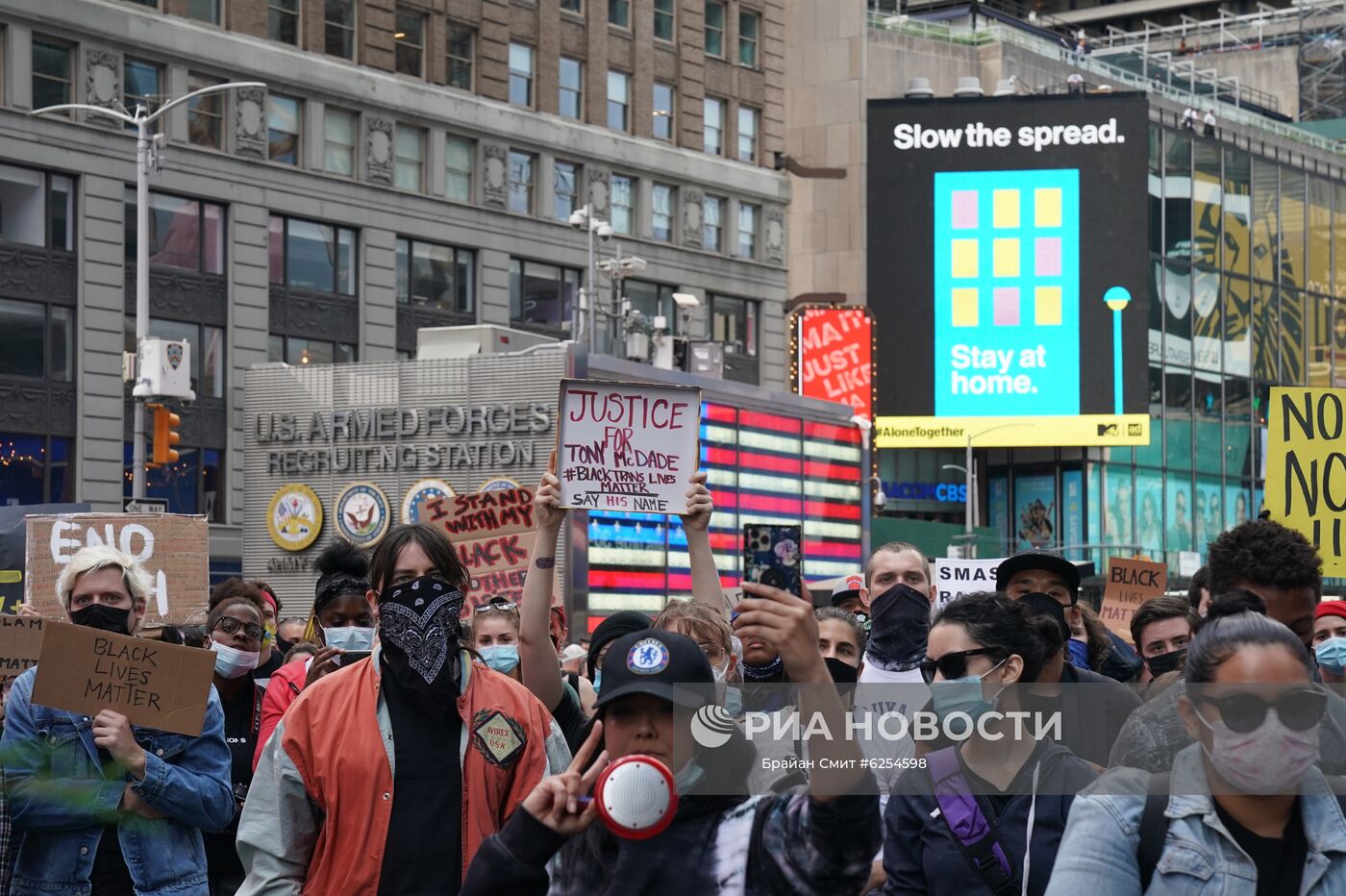 Протесты в США