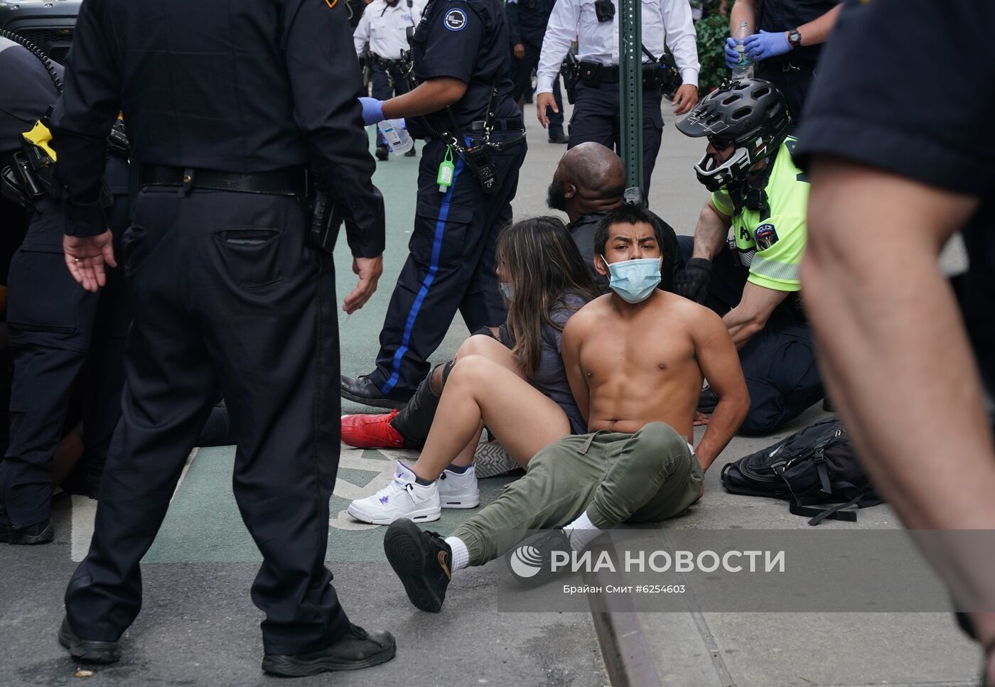 Протесты в США