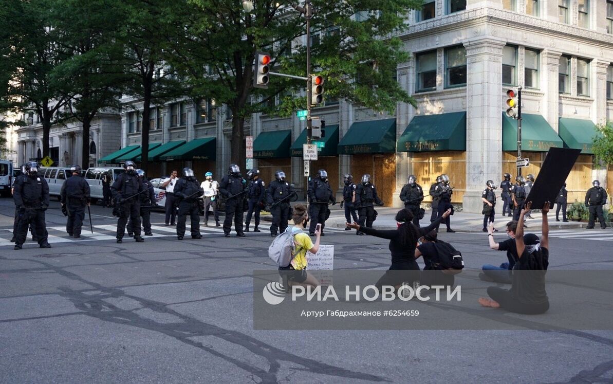Протесты в США