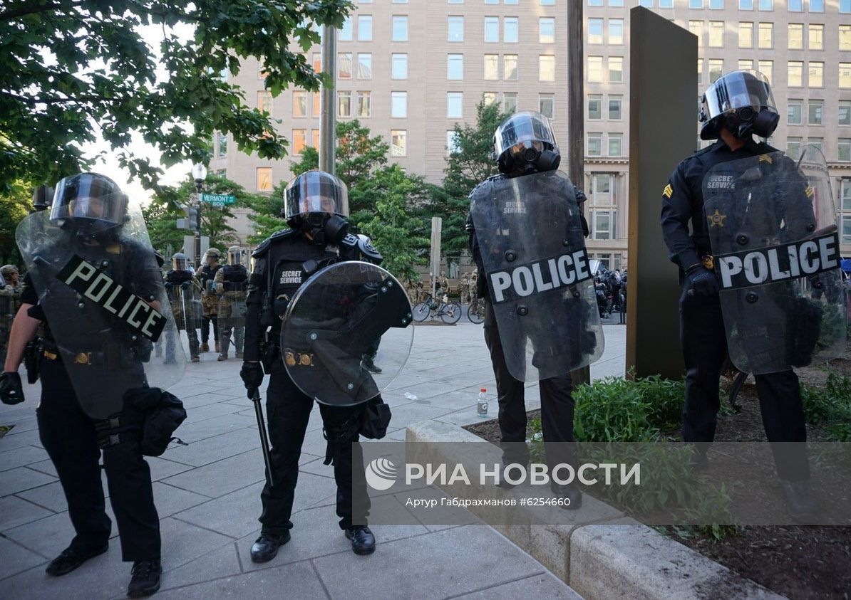 Протесты в США