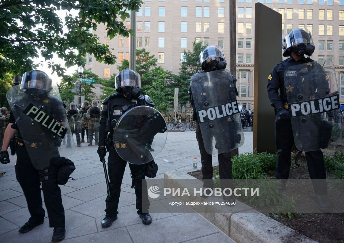 Протесты в США