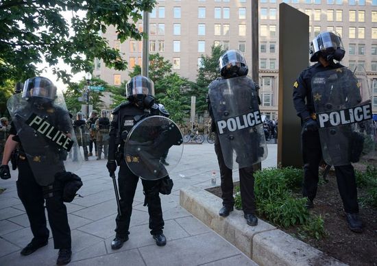 Протесты в США