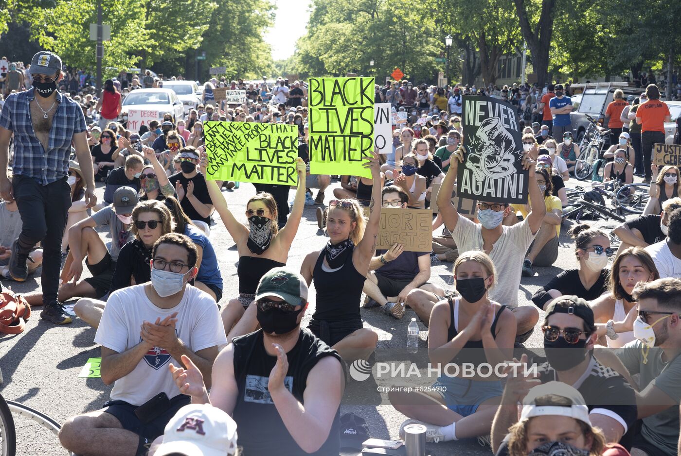 Протесты в США