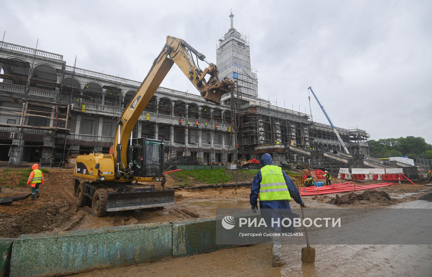 Благоустройство Северного речного вокзала