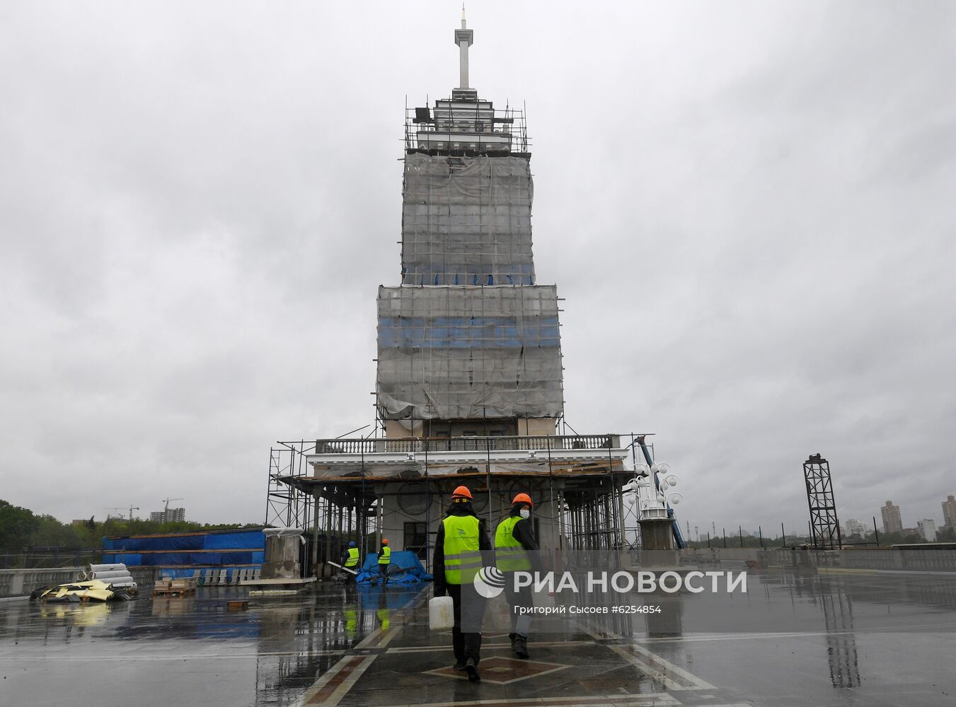 Благоустройство Северного речного вокзала