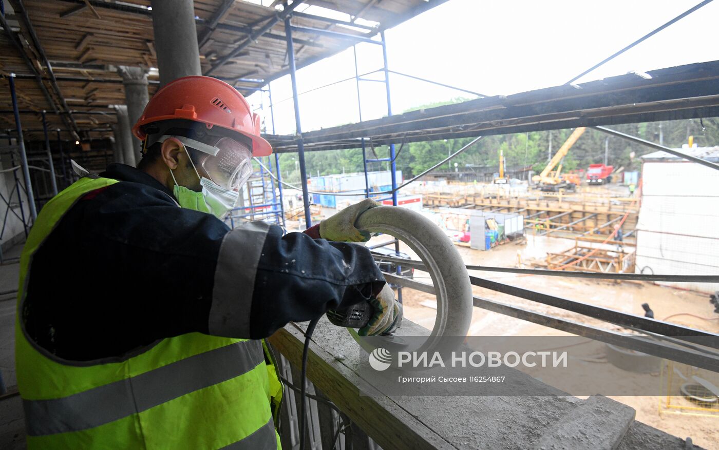 Благоустройство Северного речного вокзала