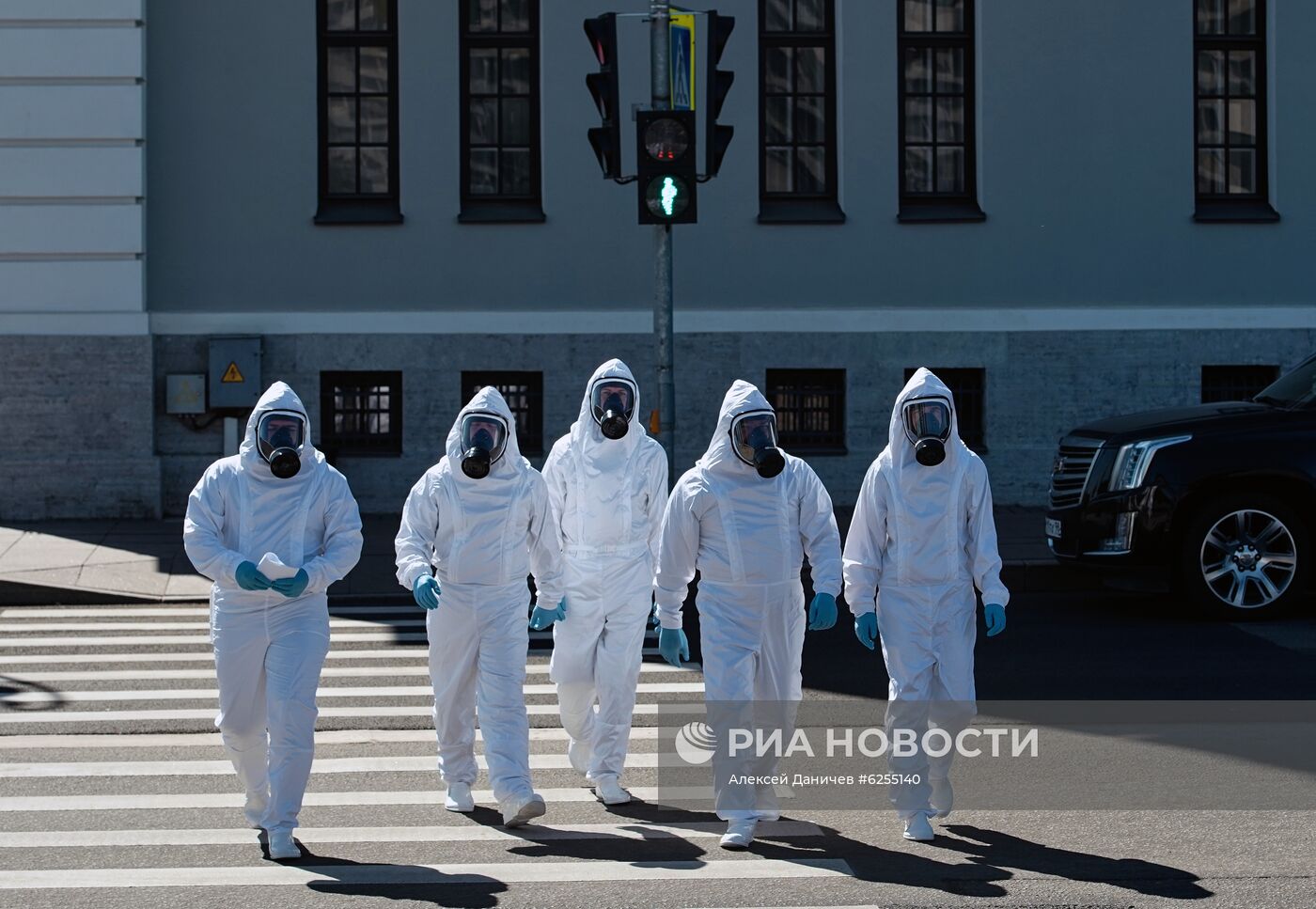 Дезинфекция крейсера "Аврора" в Санкт-Петербурге