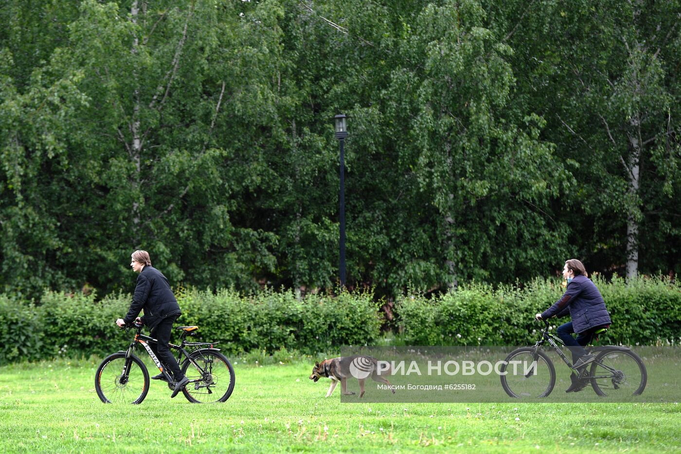 Отдыхающие в парке имени Горького в Казани