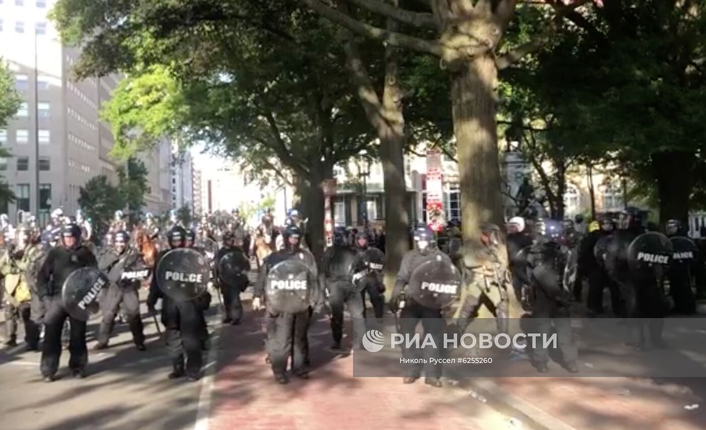 Протесты в США