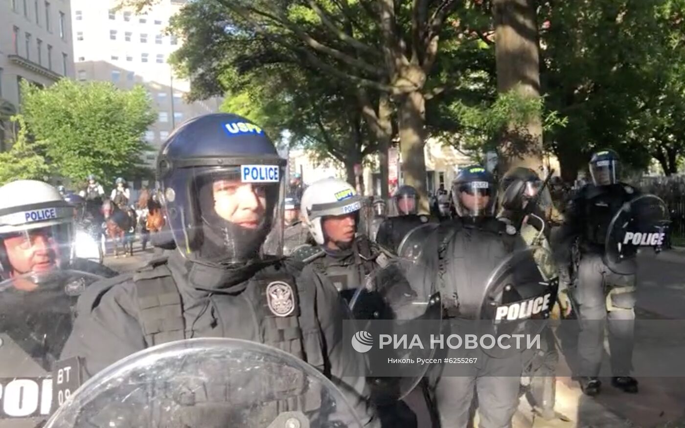 Протесты в США