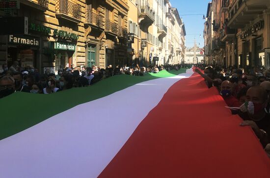 Акция оппозиции в Риме