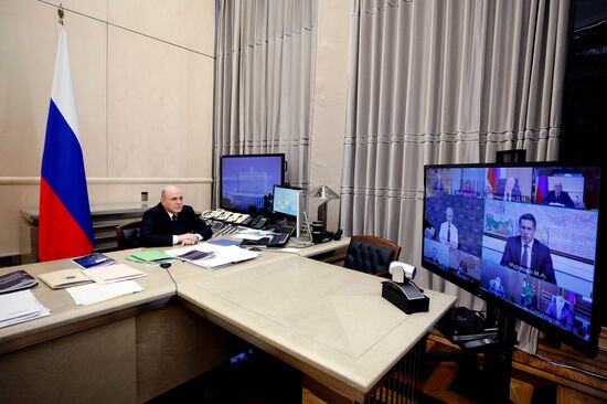 Премьер-министр РФ М. Мишустин провел заседание Координационного совета по борьбе с коронавирусной инфекцией