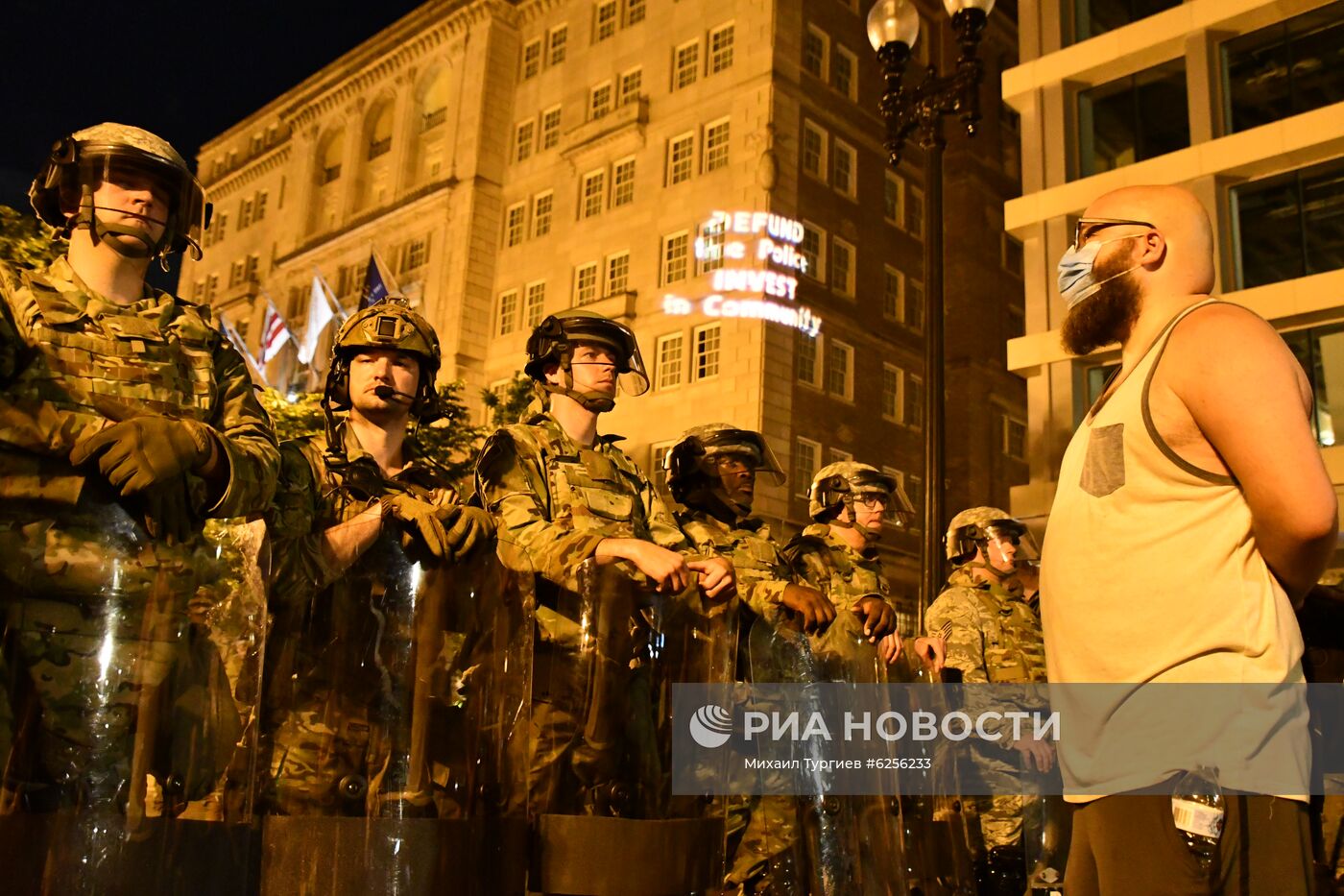 Протесты в США