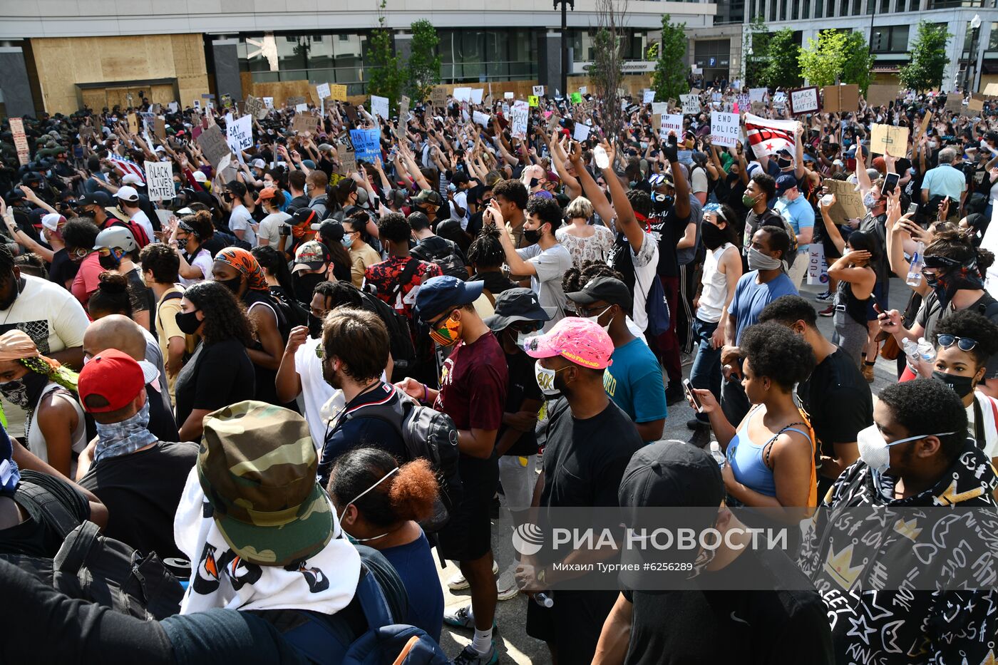 Протесты в США