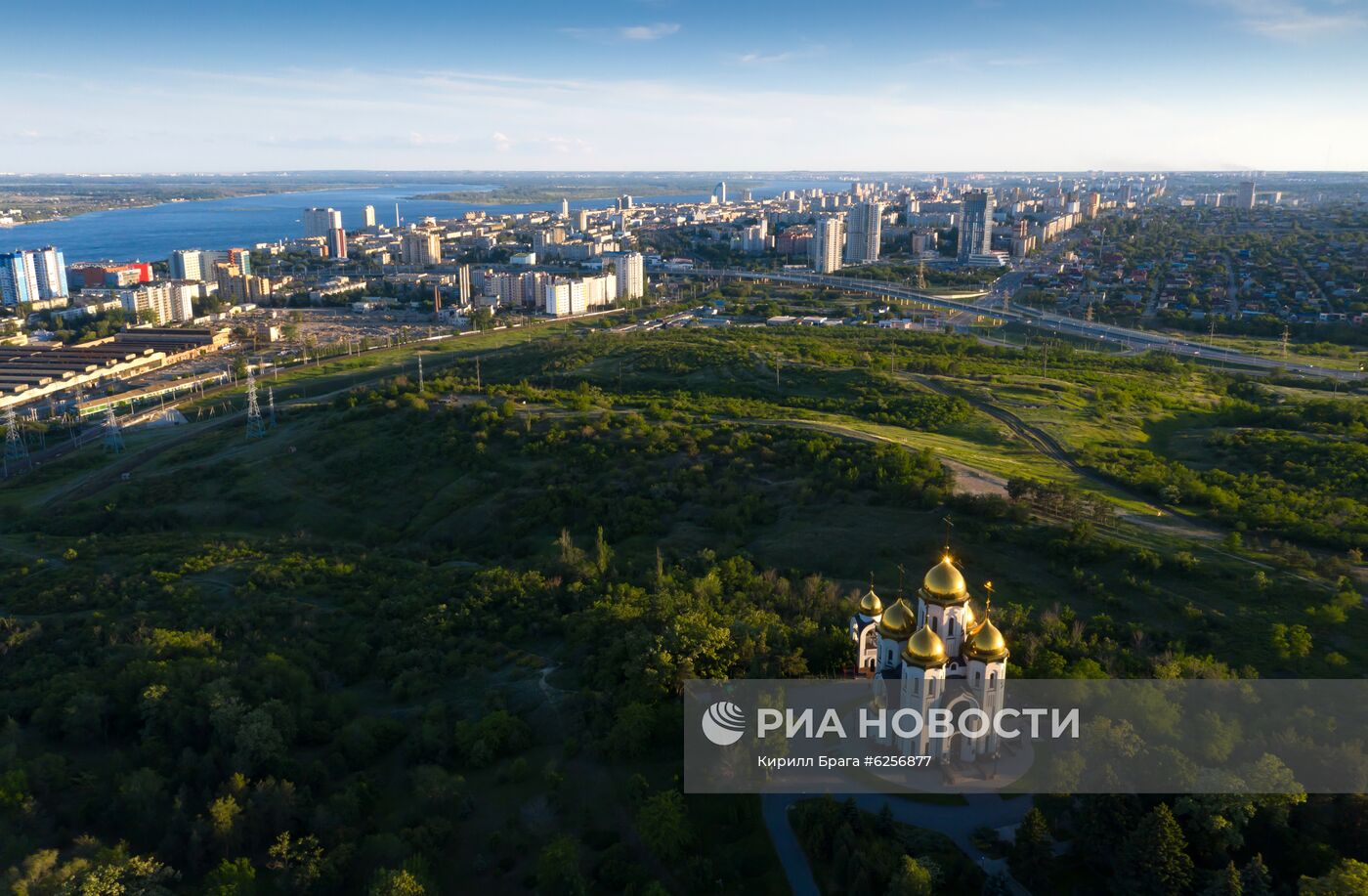 Монумент "Родина-мать зовет!" на Мамаевом кургане после реставрации