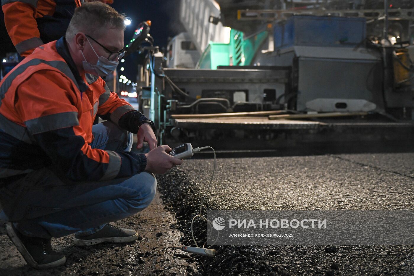 Ремонт дороги в Новосибирске