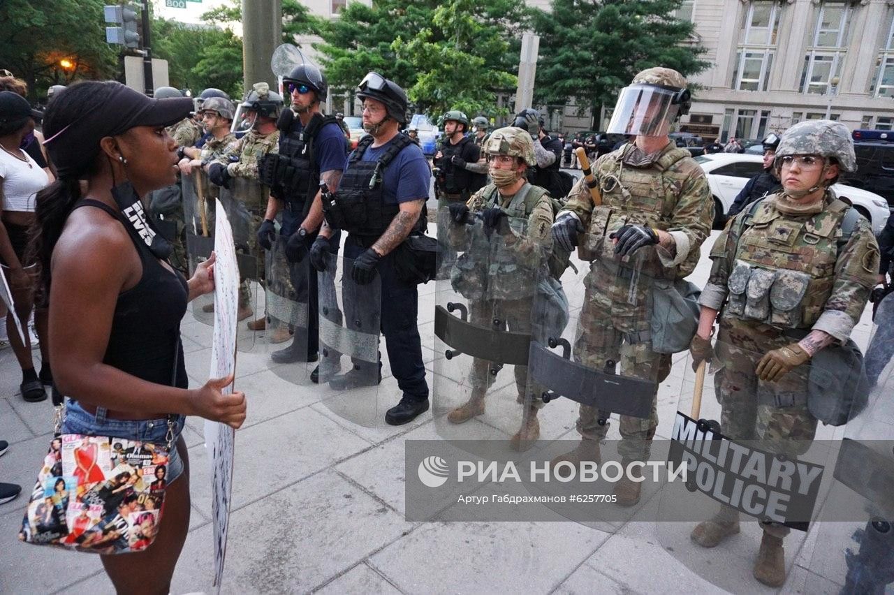 Протесты в США