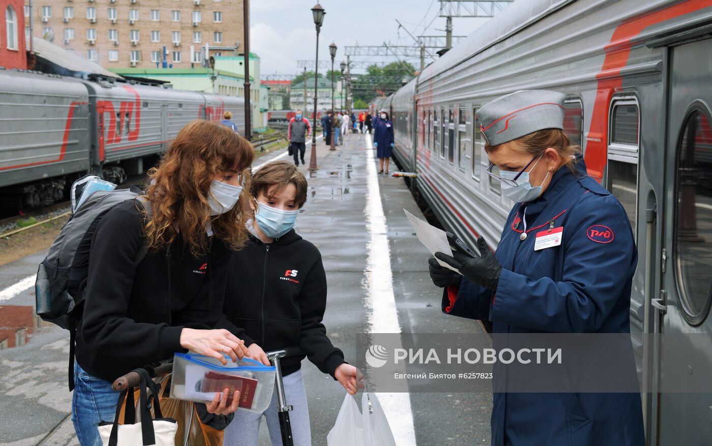 Работа Казанского вокзала 