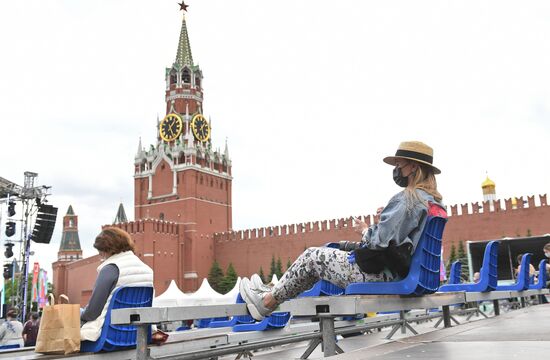 Книжный фестиваль "Красная площадь". День первый