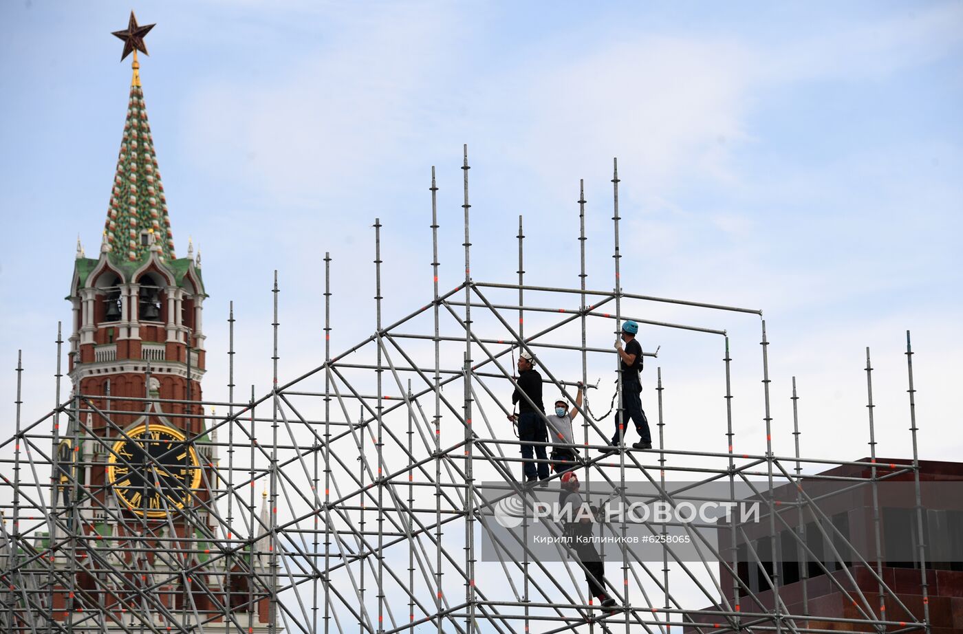 Подготовка к Параду Победы