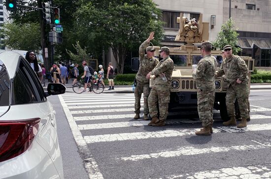 Протесты в США