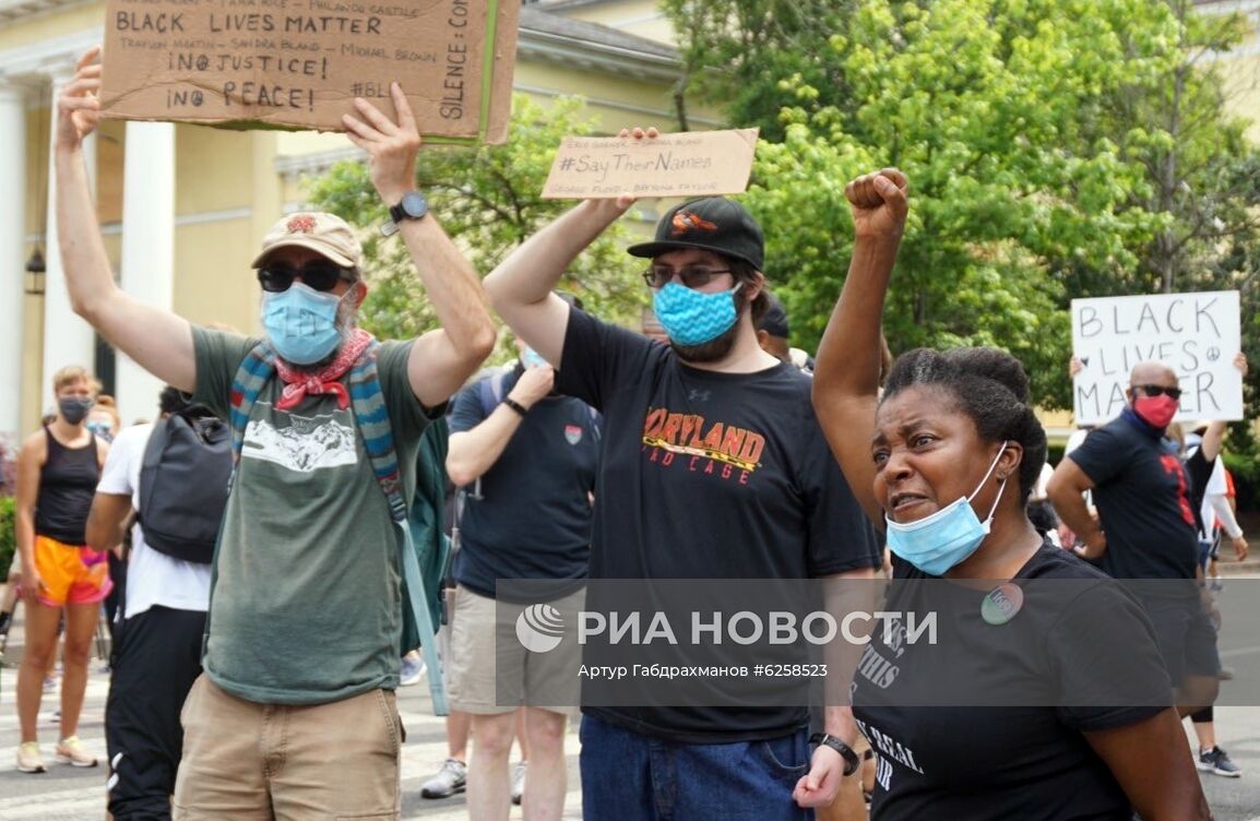 Протесты в США