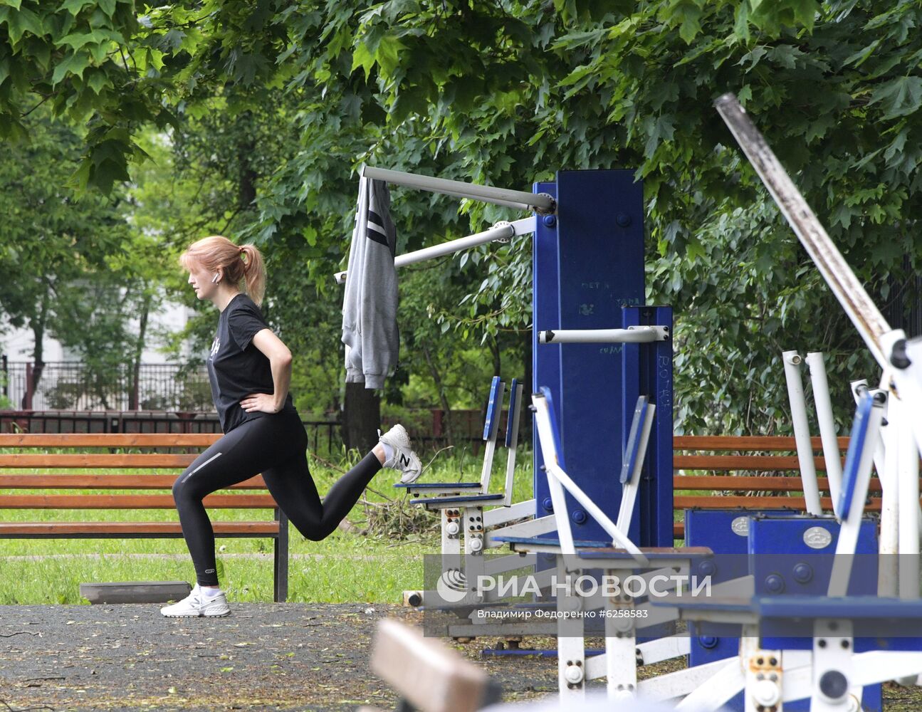 Теплая погода в Москве