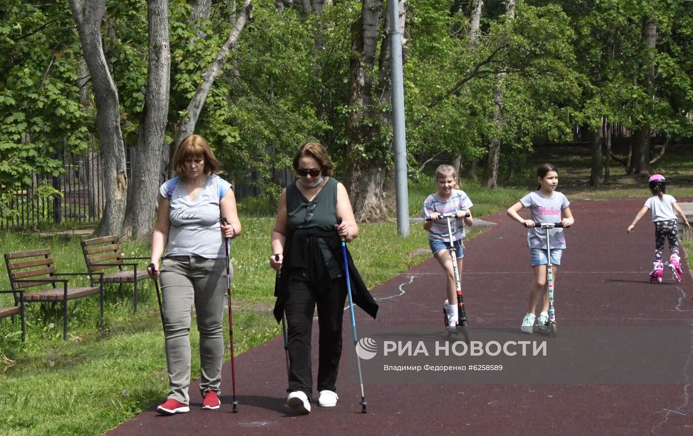 Теплая погода в Москве