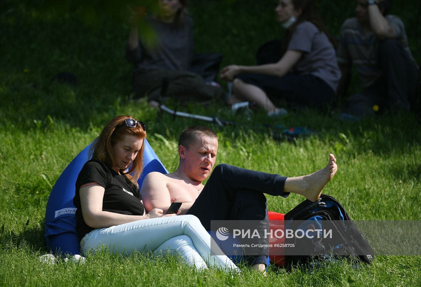 Теплая погода в Москве