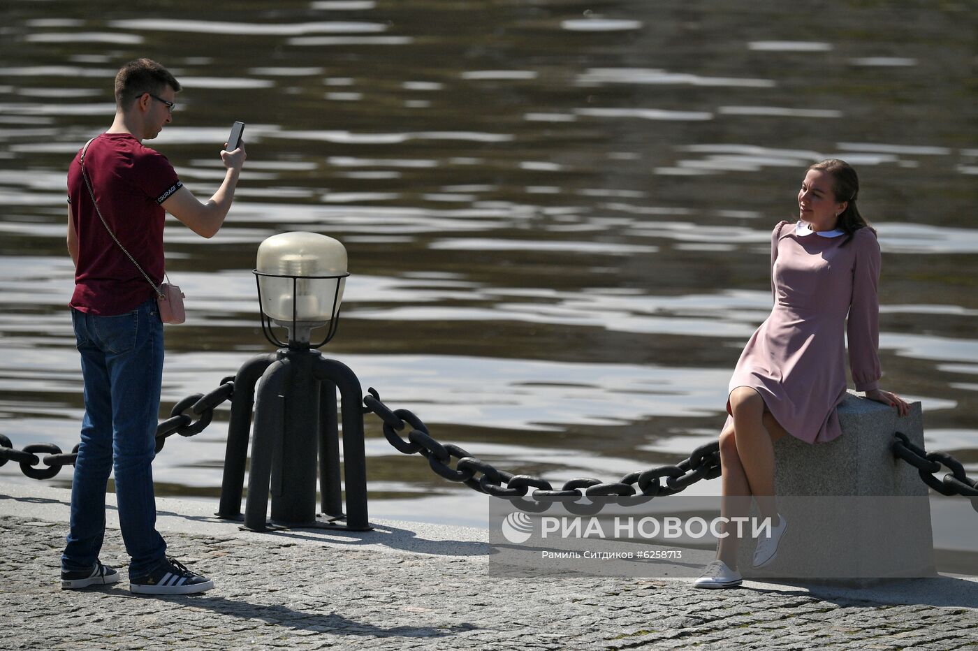 Теплая погода в Москве