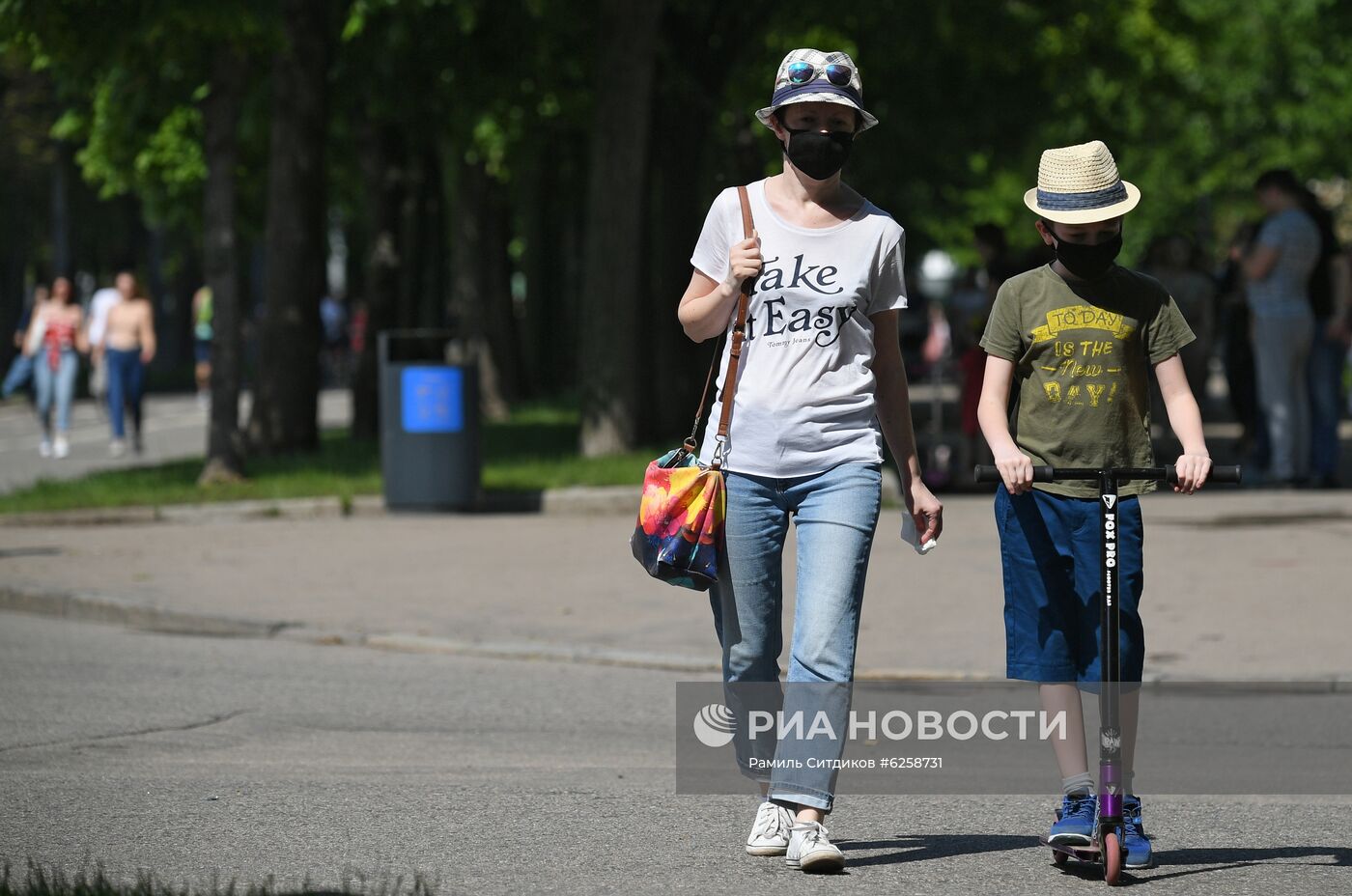 Теплая погода в Москве