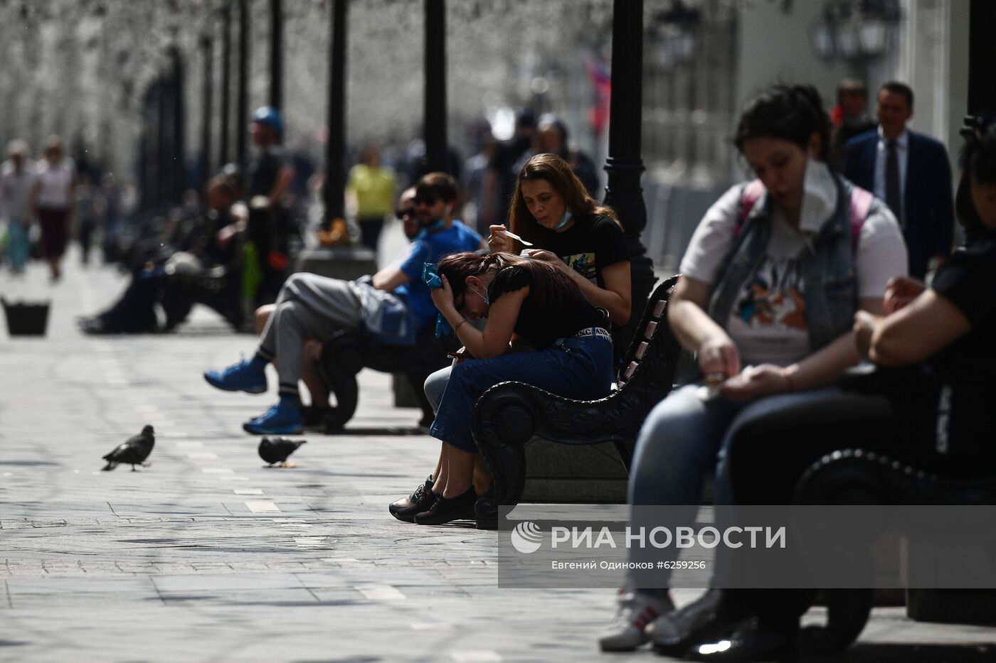 Теплая погода в Москве