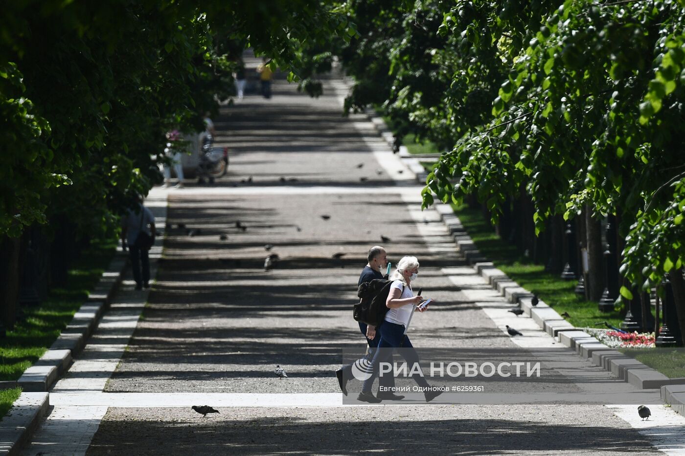 Теплая погода в Москве