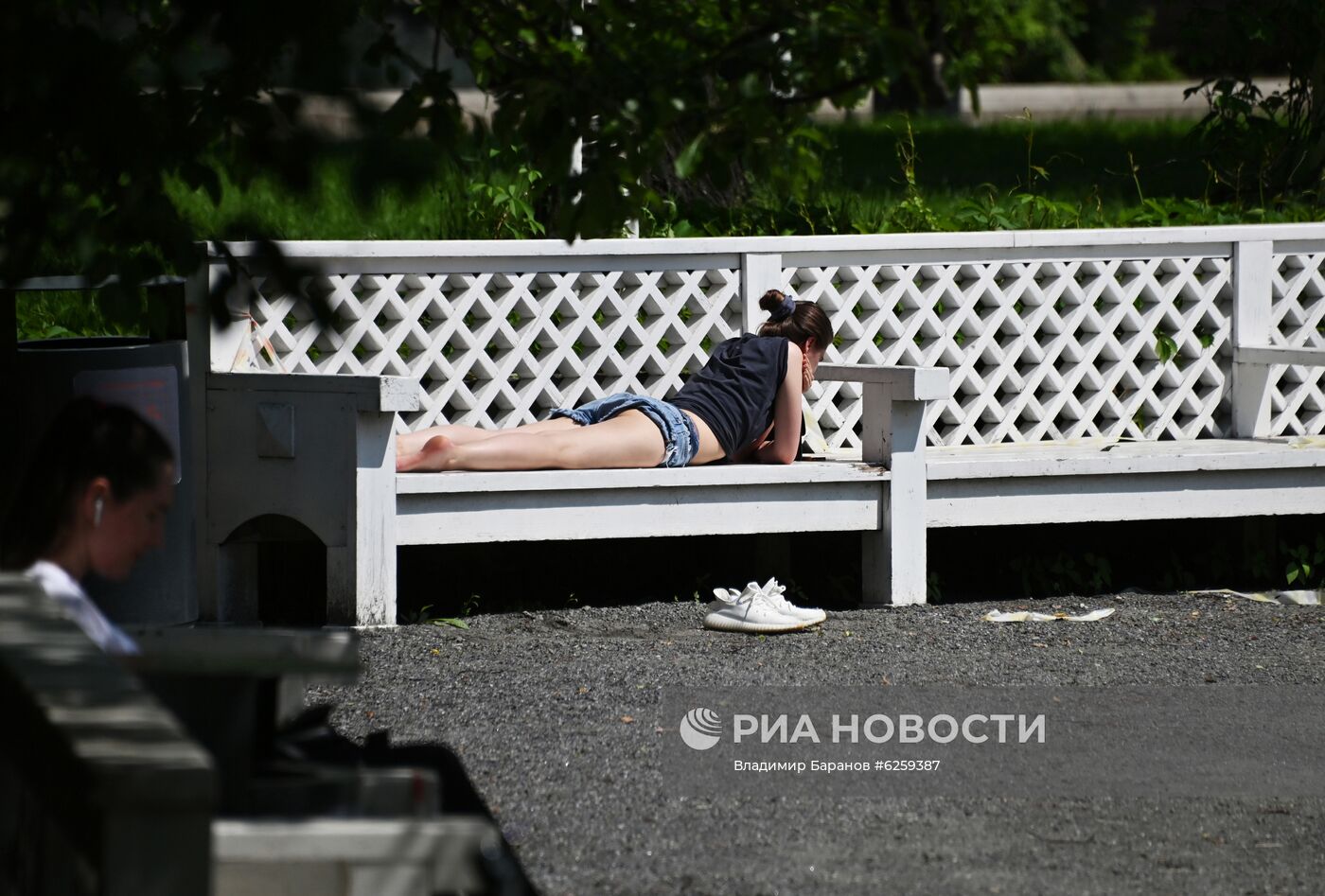 Теплая погода в Москве