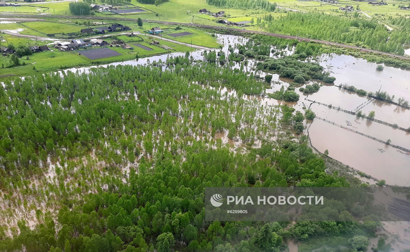 Подтопления в Красноярском крае