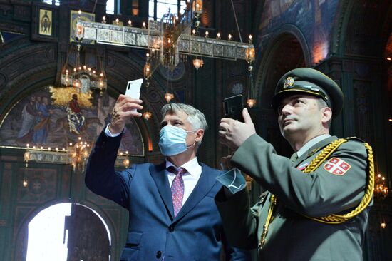 Послы иностранных государств посетили Главный храм ВС РФ