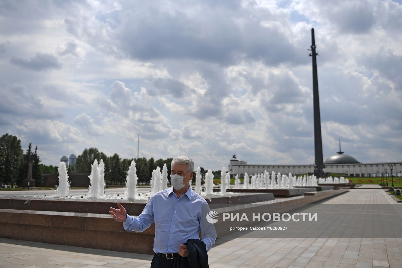 Открытие фонтанов в Москве