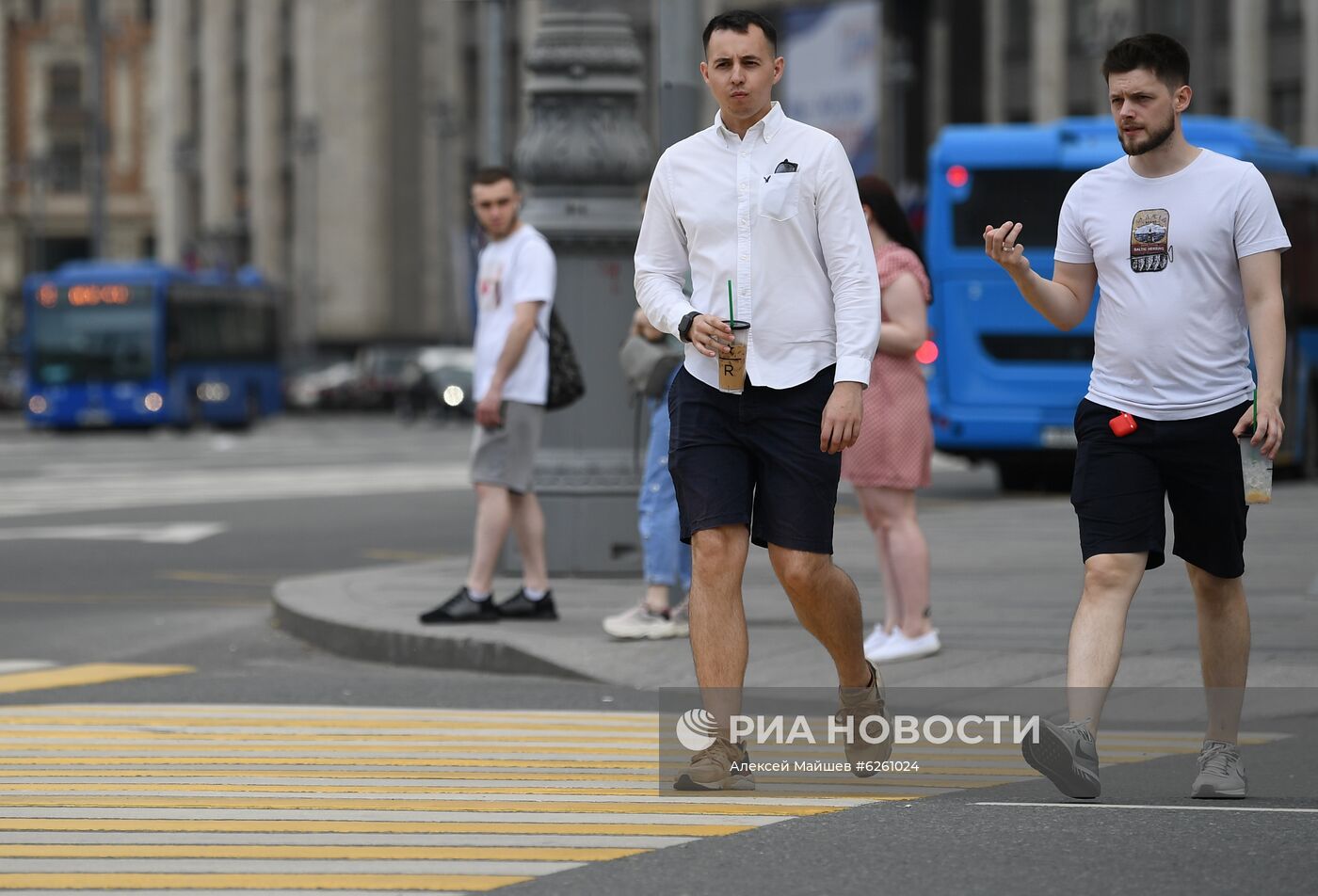 Теплая погода в Москве